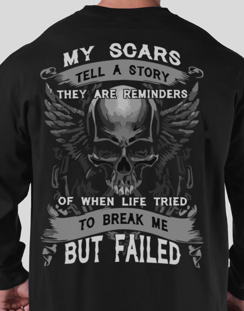 SCARS LONG SLEEVE TEE