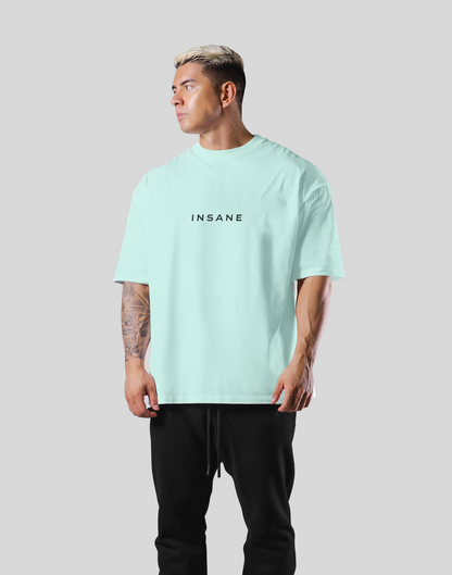 INSANE SIGNATURE TEE (LIGHT SKY-OS)