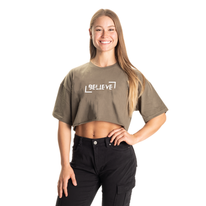 OS Crop top (olive)