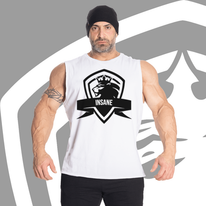 MONSTA SLEEVE LESS TEE (WHITE)