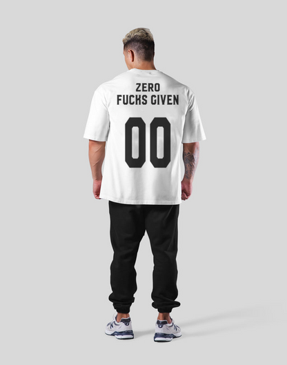Zero Fucks Given Tee (WHITE-OSFT)