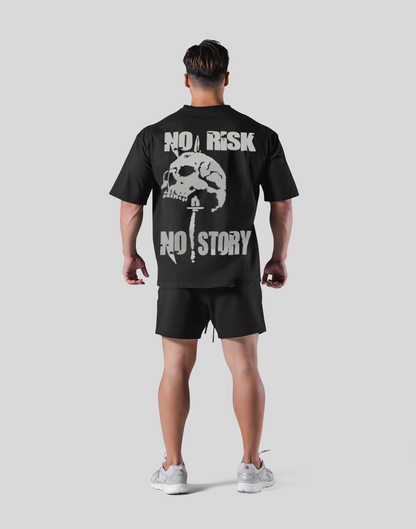 NO RISK TEE (BLK-OSFT)