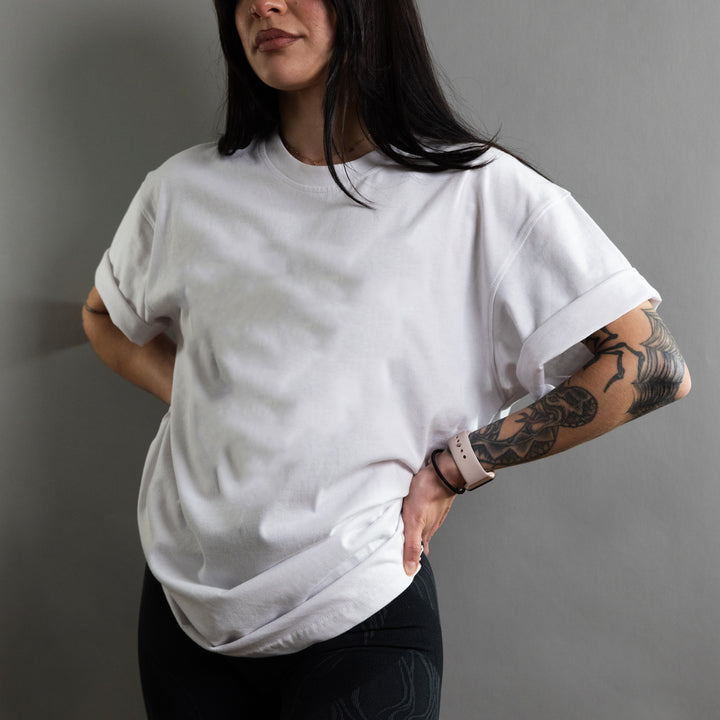 # Unisex oversized tee (White-OSFT)