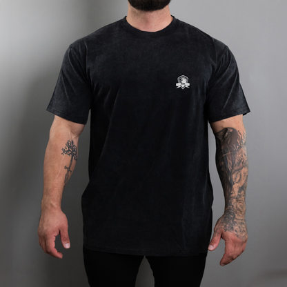 WOLF BACK TEE (BLK-REG)