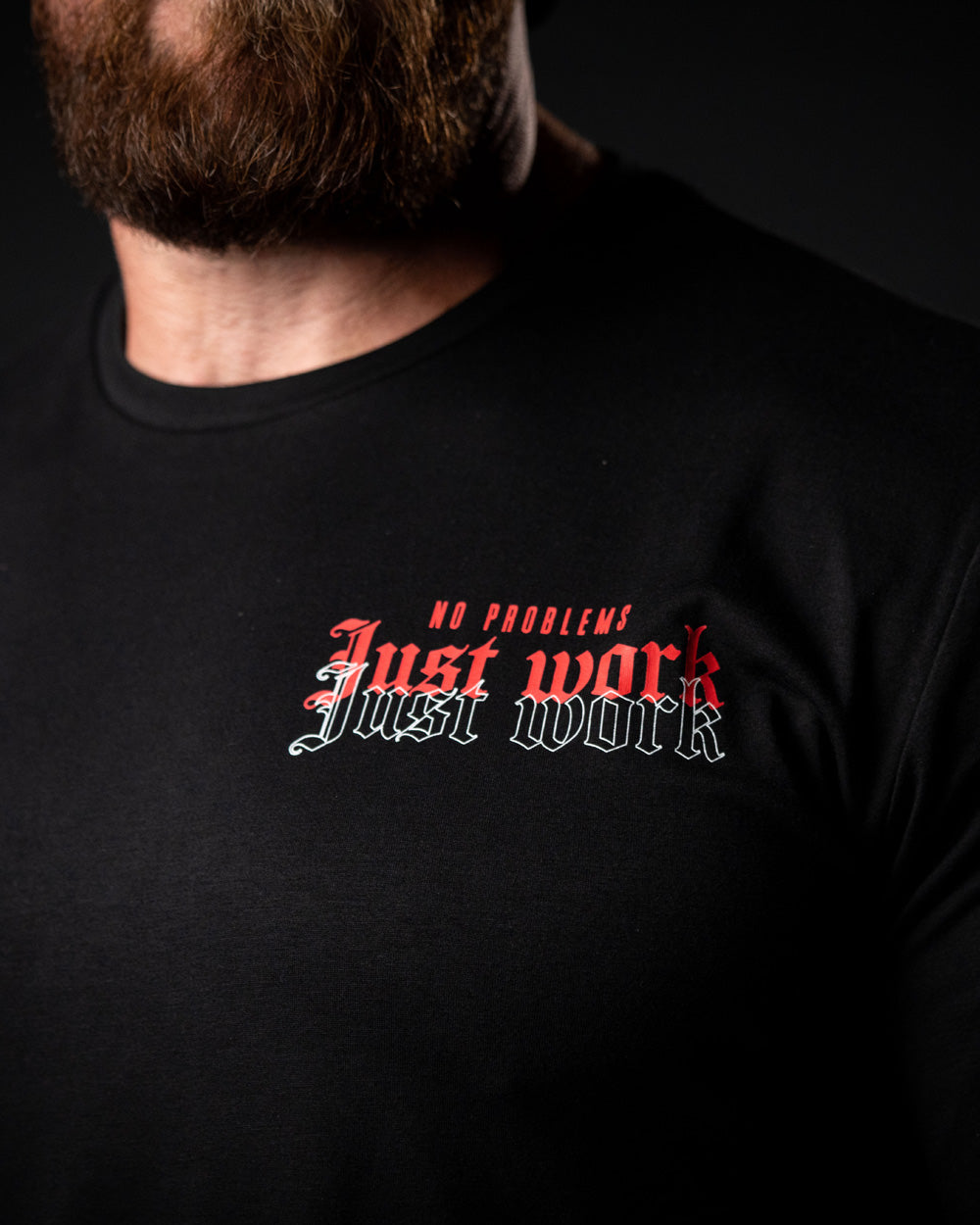 JUST WORK TEE (BLK-REG)