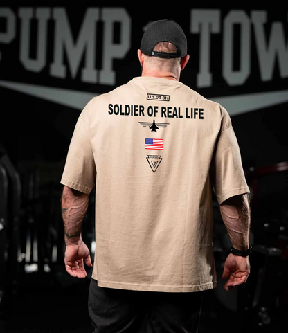 INSANE CORP TEE (BEIGE-PC/CTN) (OSFT)