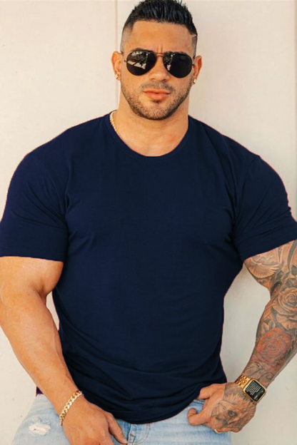 Powerlifters tee (Airforce blue)