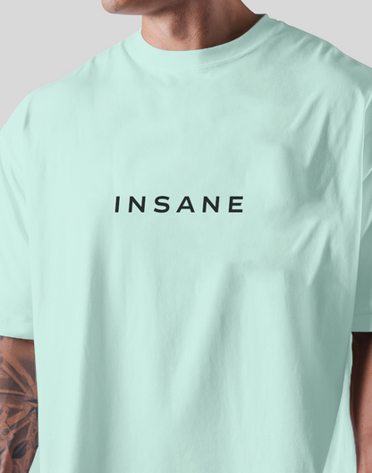 INSANE SIGNATURE TEE (LIGHT SKY-OS)