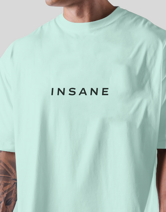 INSANE SIGNATURE TEE (LIGHT SKY-OS)