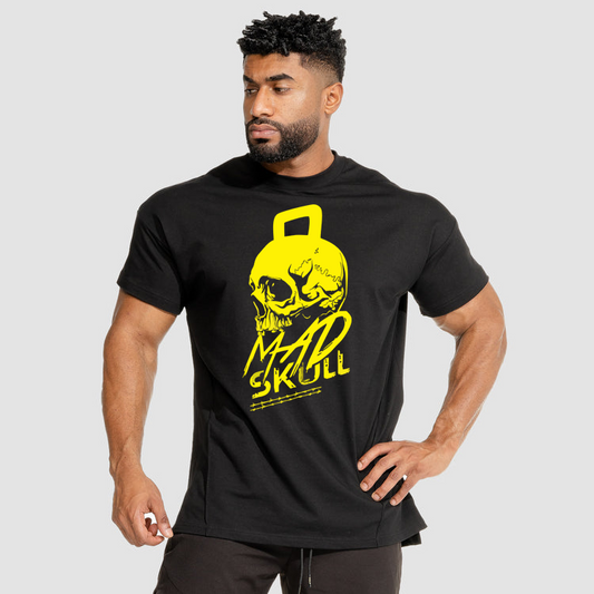 MAD SKULL TEE (REG-BLK)