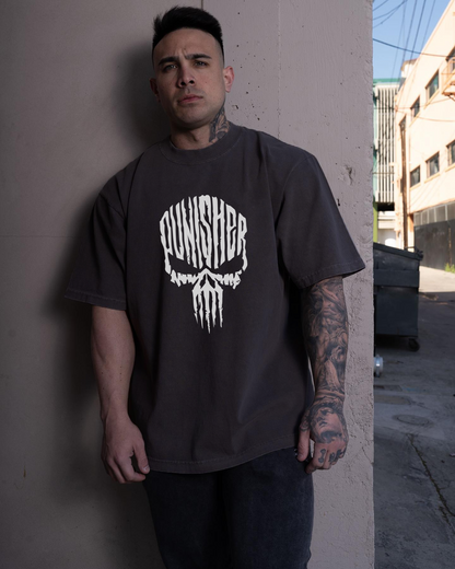 PUNISHER TEE (STEEL-GREY OS)