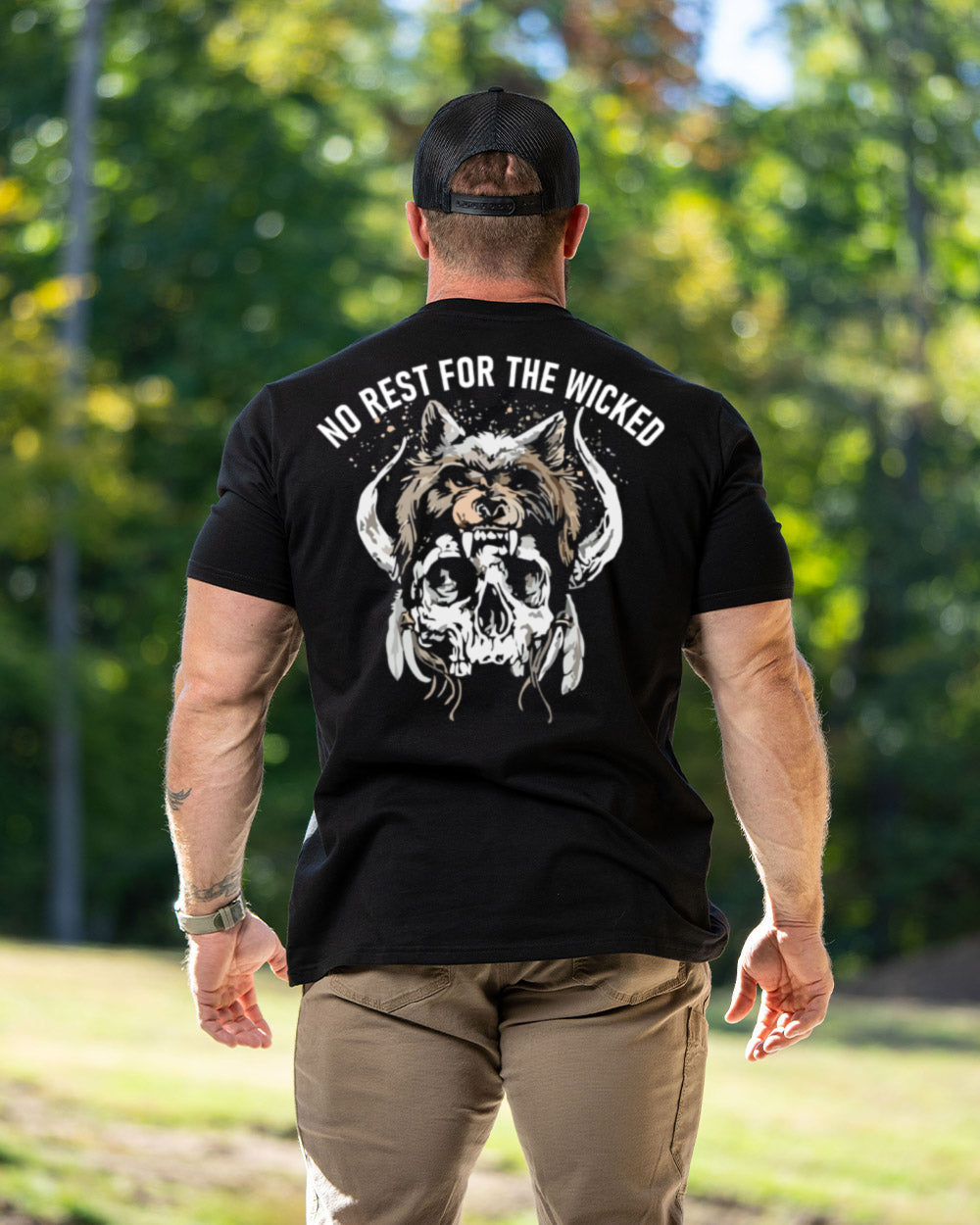 NO REST TEE (BLK-REG)