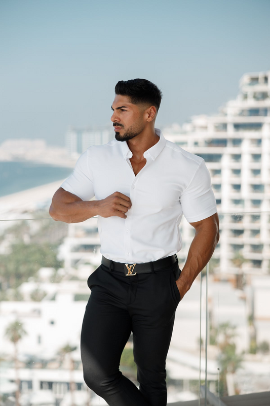 Cuba Short sleeve shirt-White